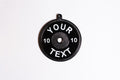 Weight Plate Ornament - Custom